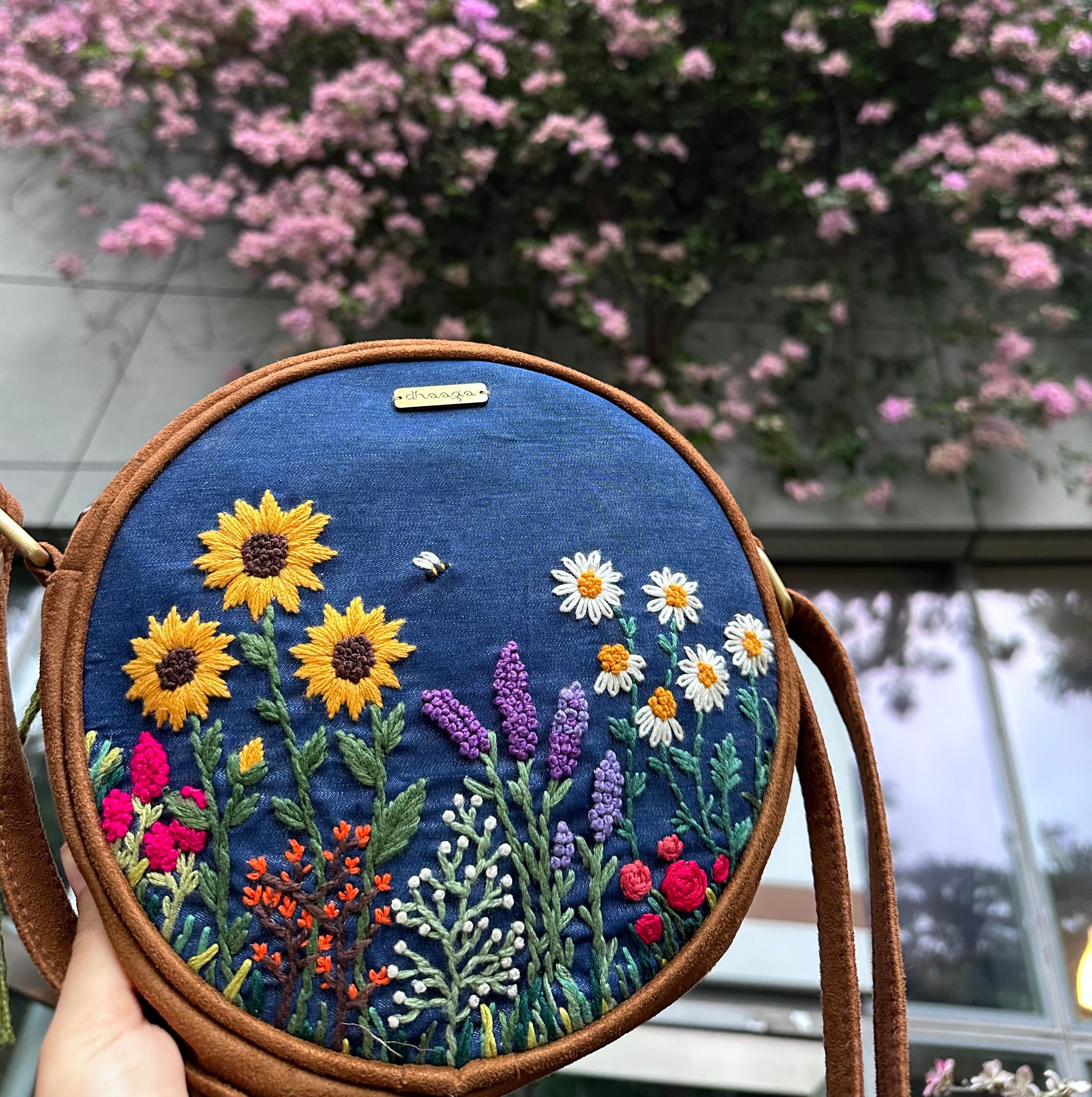 Garden Denim Round Sling