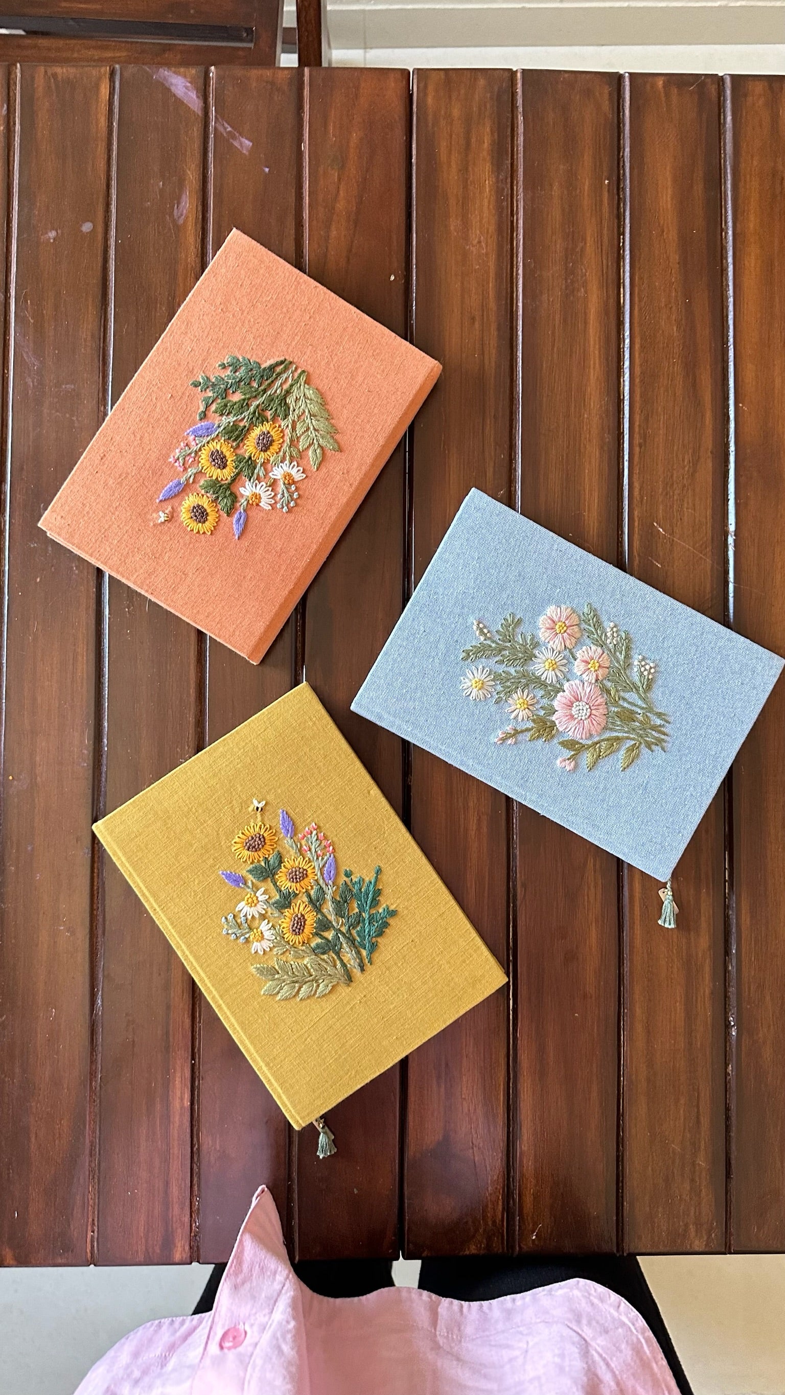 Blossom Journal & Planner 2026 Handembroidered