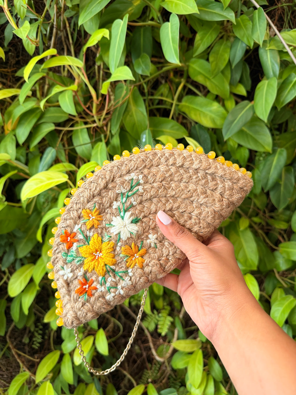 Yellow Bloom Clutch