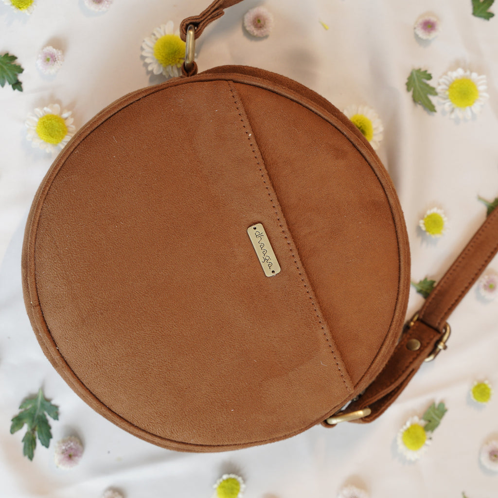 Floral Ember Circle Sling Bag