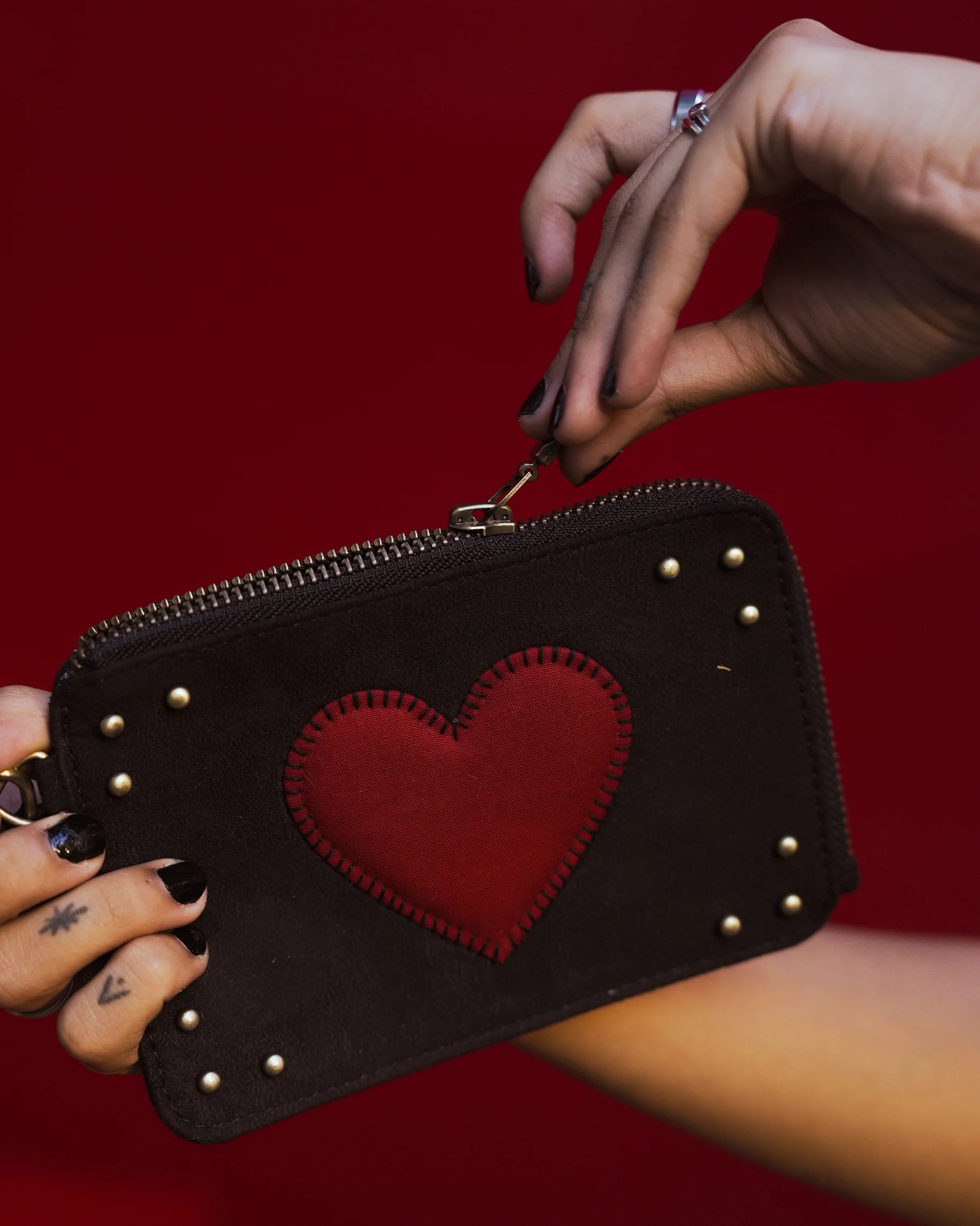 Big Heart Wristlet