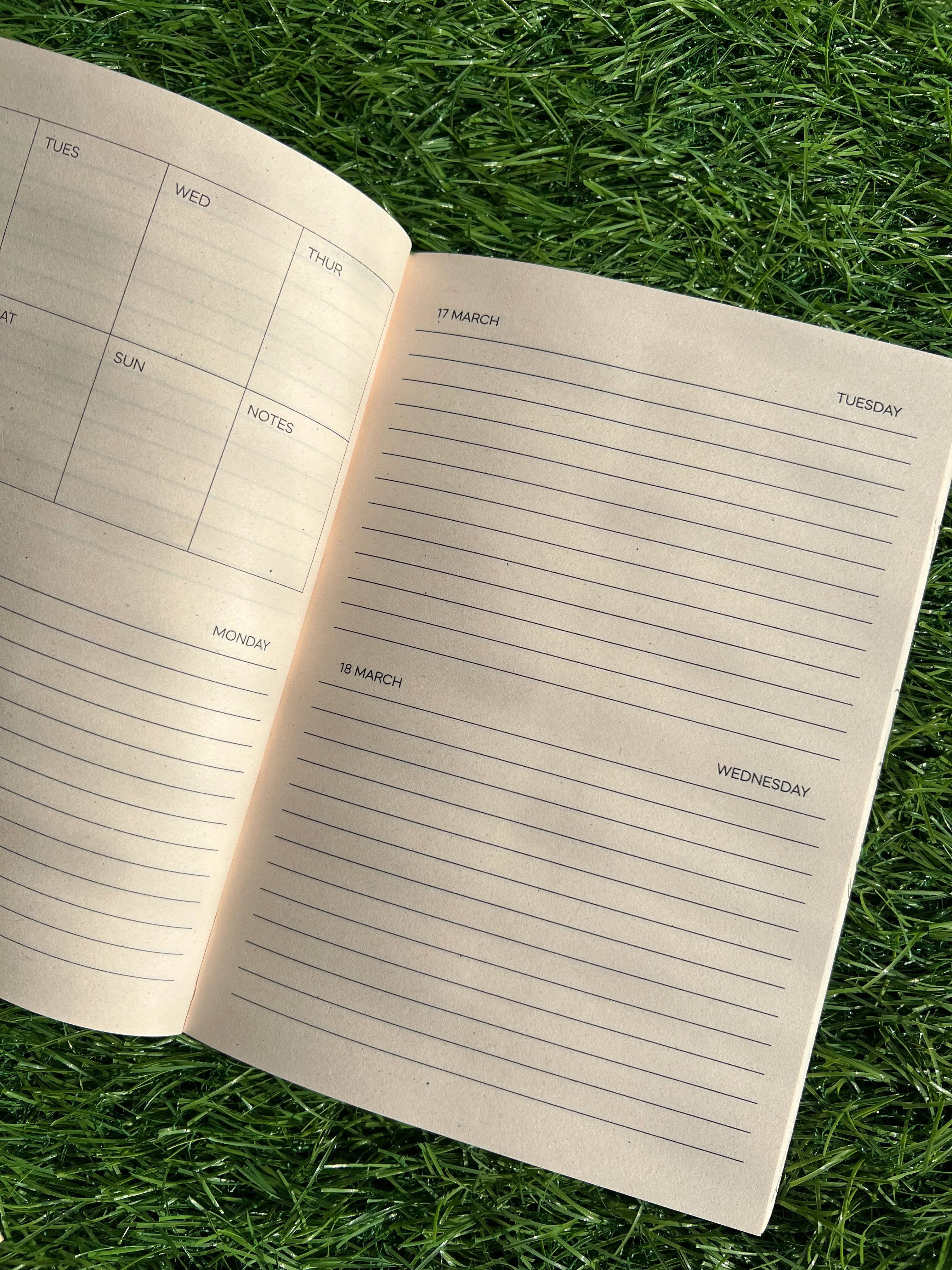 Blossom Journal & Planner 2026 Handembroidered