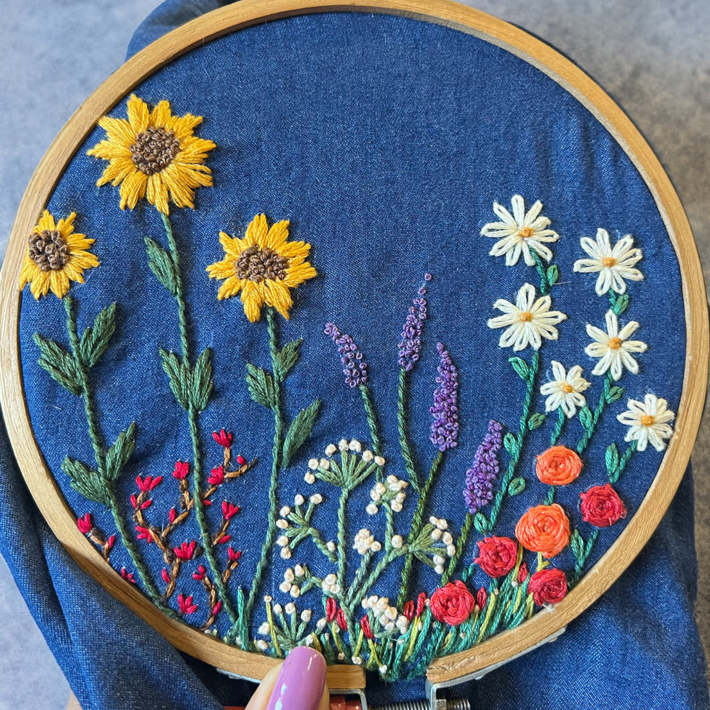 Garden Denim Round Sling