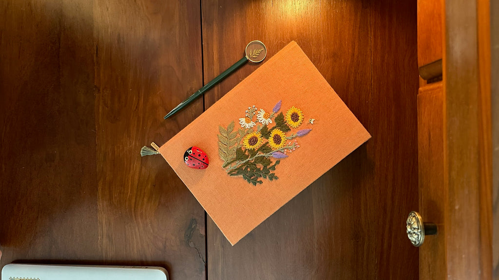 Blossom Journal & Planner 2026 Handembroidered