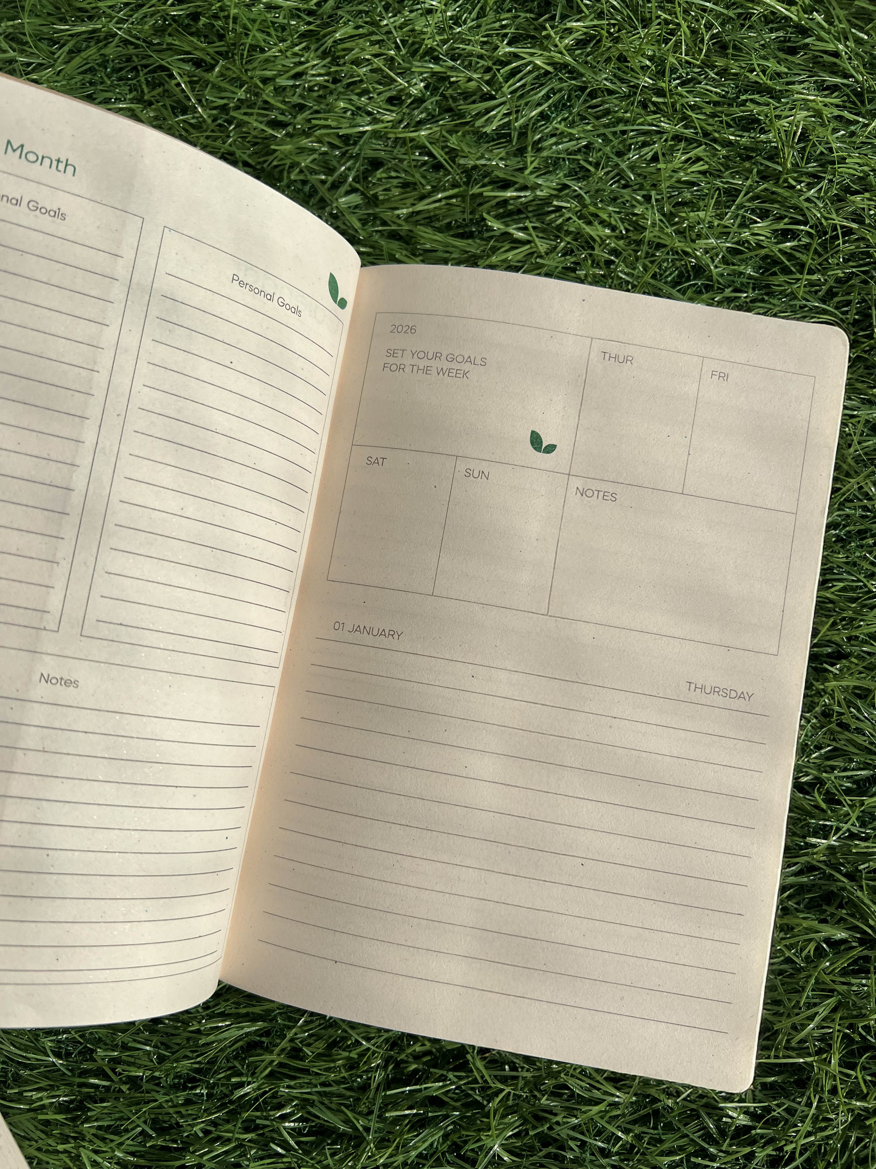 Blossom Journal & Planner 2026 Handembroidered