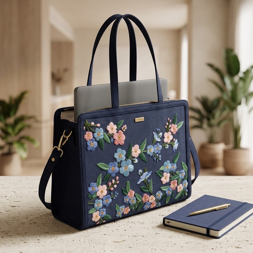 Forget Me Not Work Tote