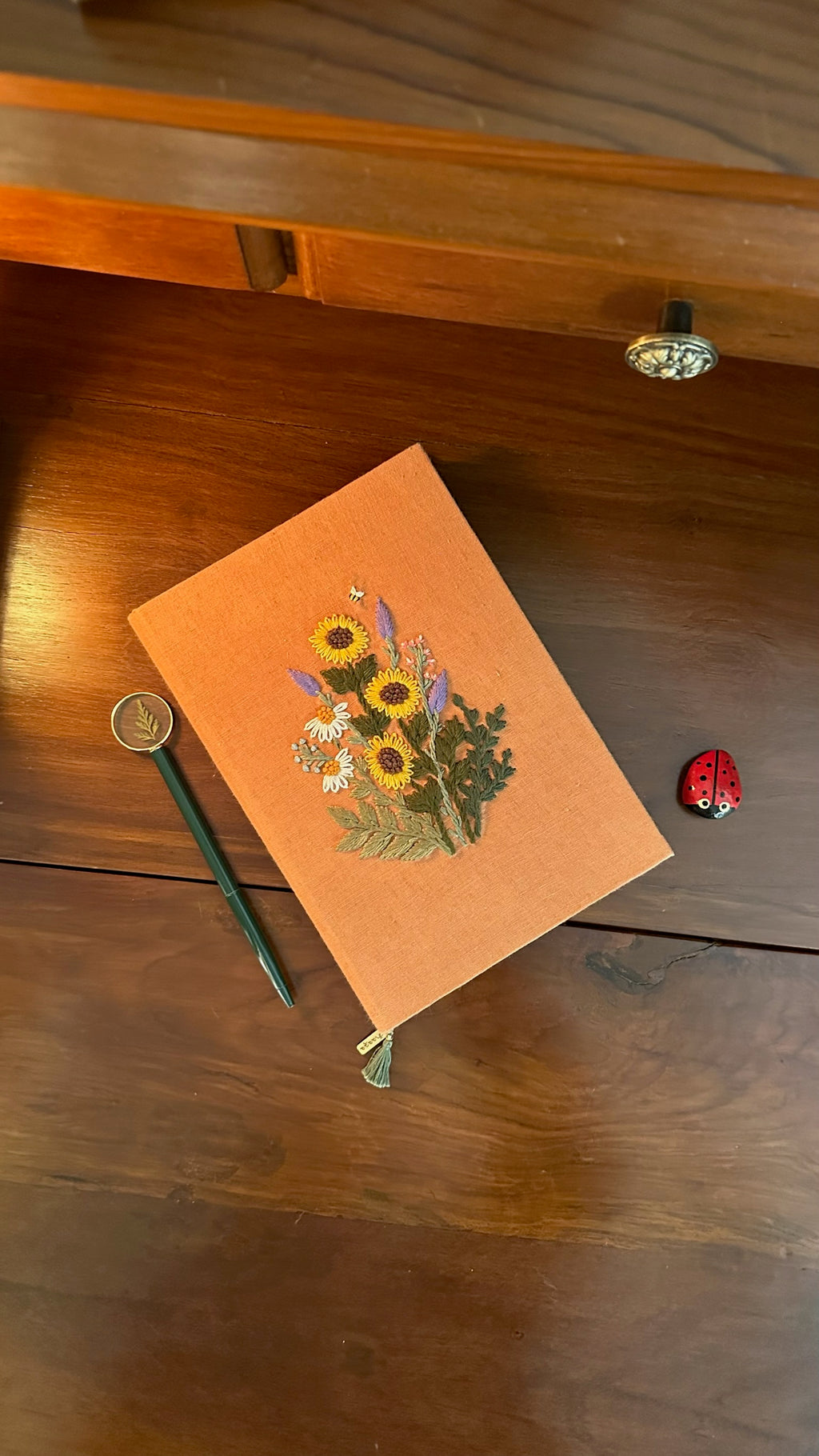 Blossom Journal & Planner 2026 Handembroidered