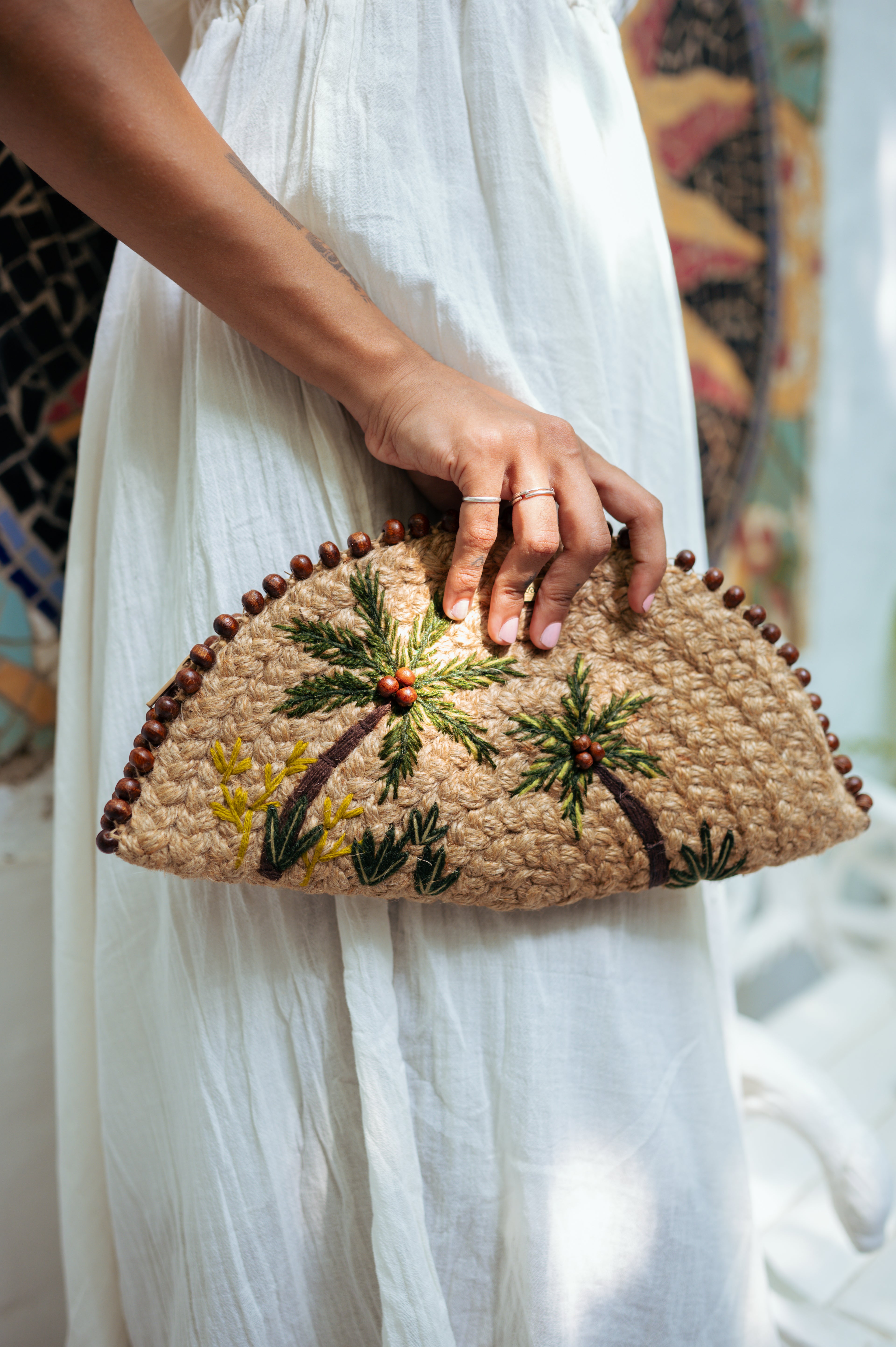 Tropical Coco Large Half Moon