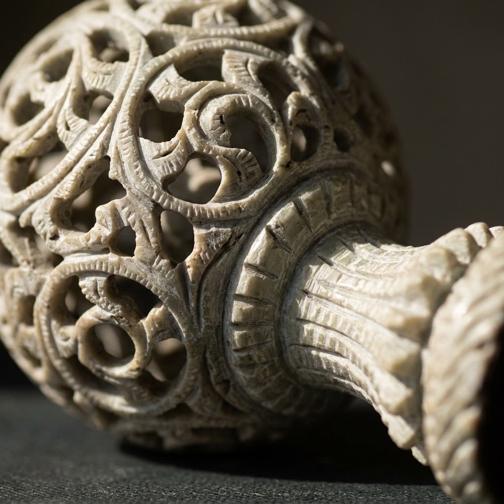 Ornate Marble Medallion