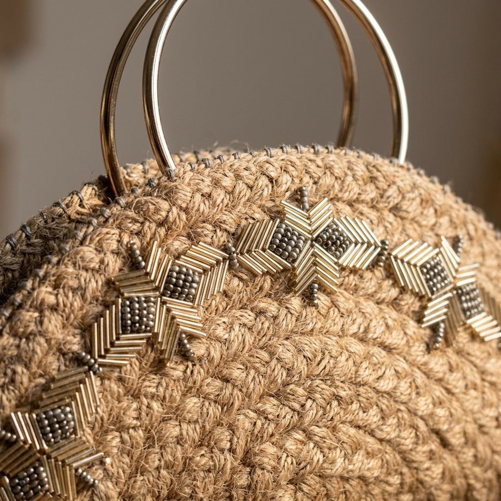 Boho Arc Half Moon Bag