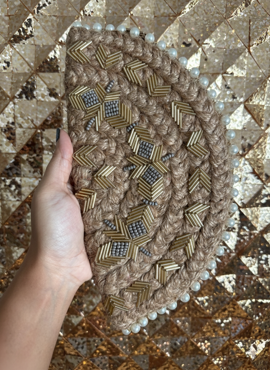 Luxe Half Moon Clutch