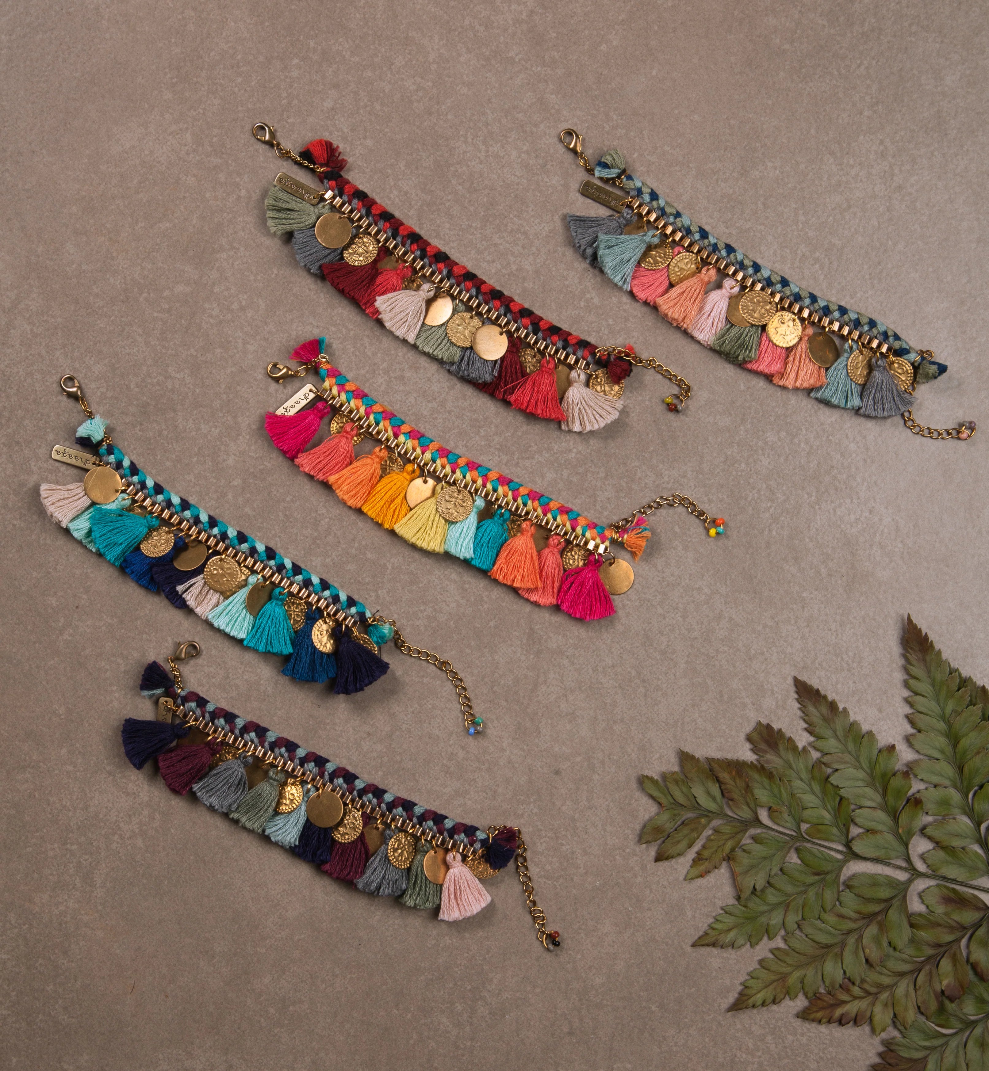 Vintage Vine Tassel Bracelet