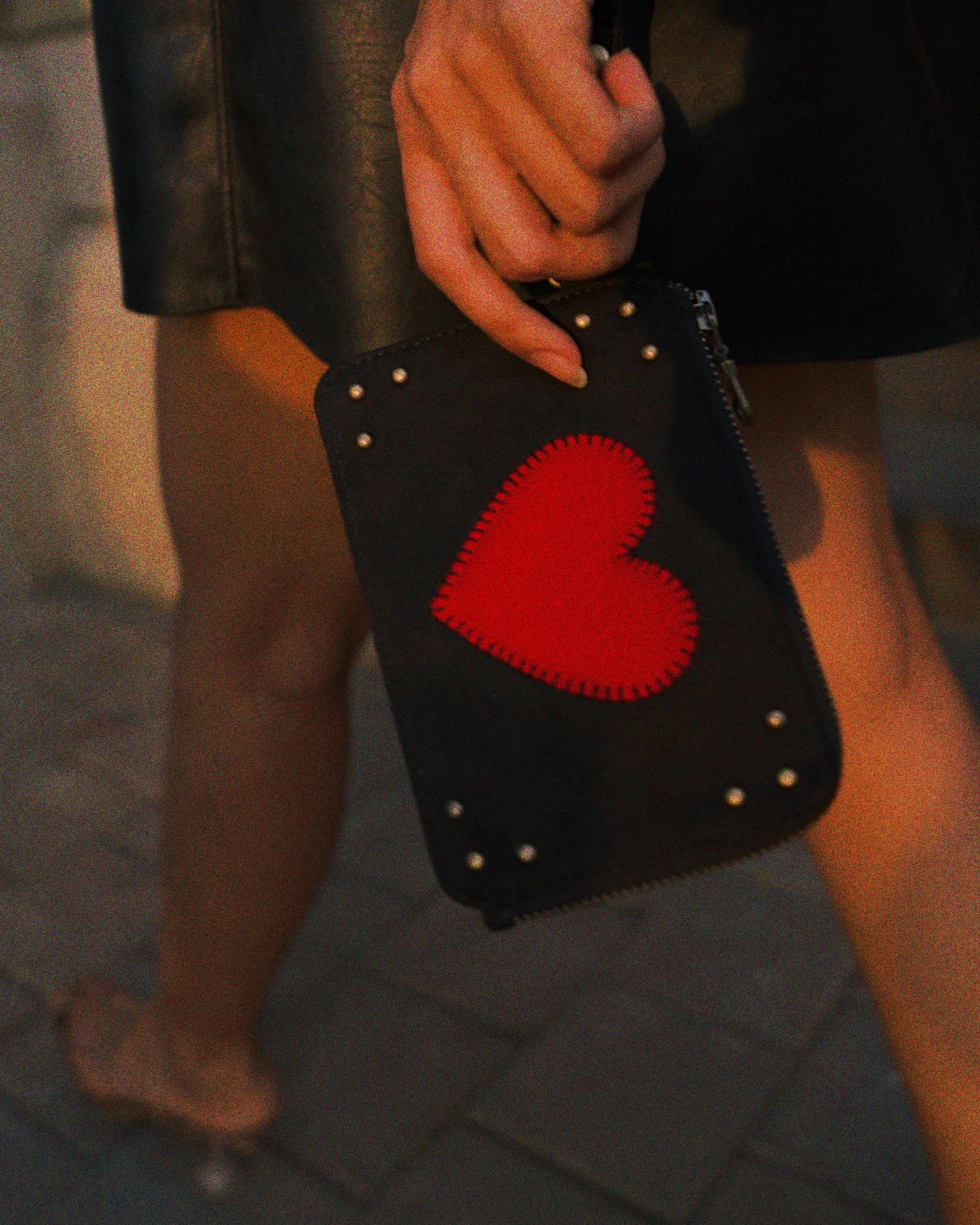 Big Heart Wristlet