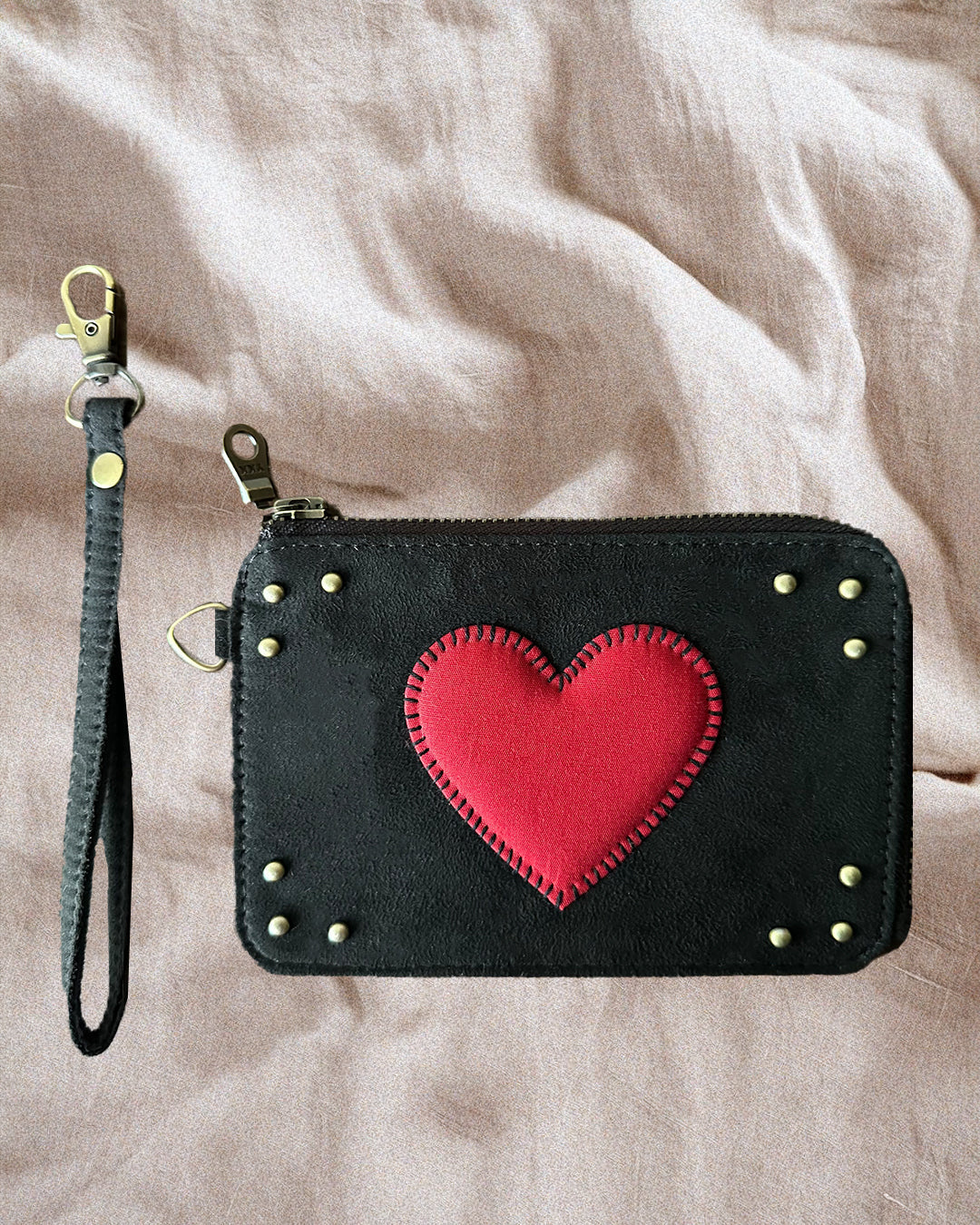 Big Heart Wristlet