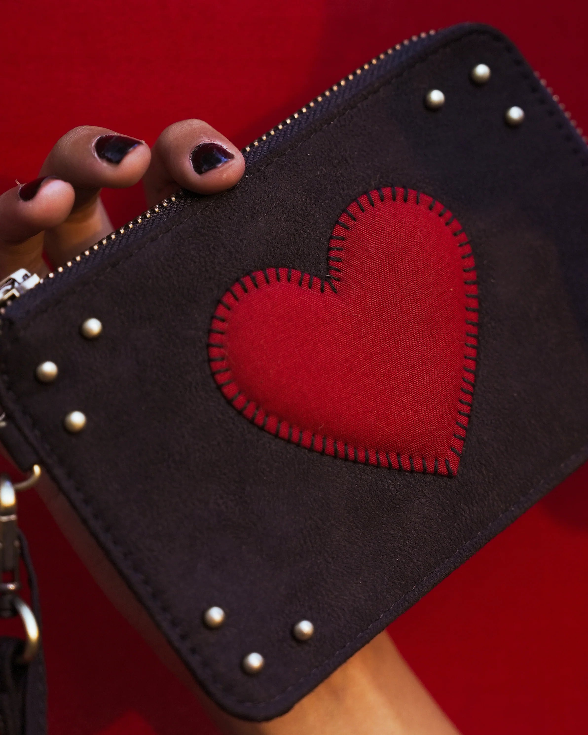 Big Heart Wristlet