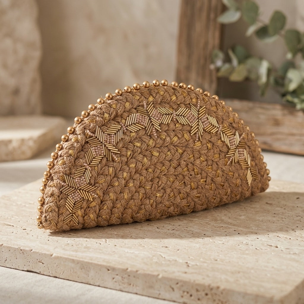 Heritage Gold Large Half Moon