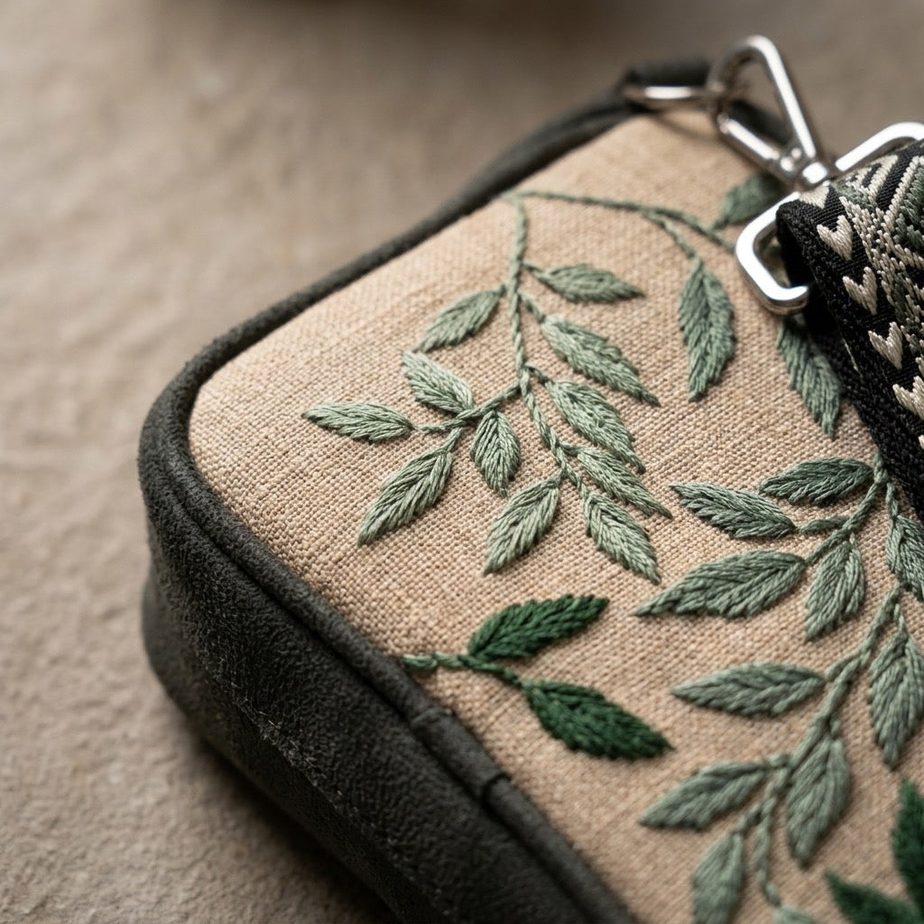 Leafy Green Rectangular Sling