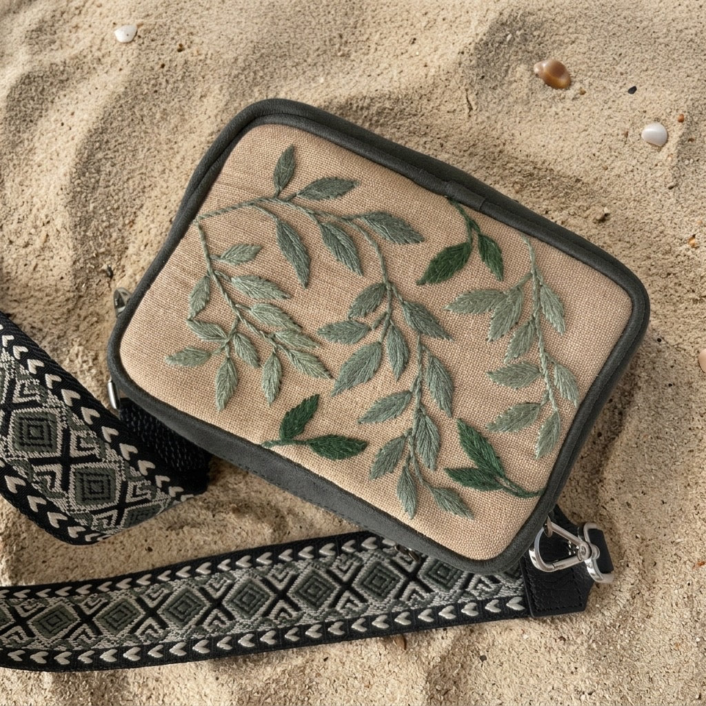 Leafy Green Rectangular Sling