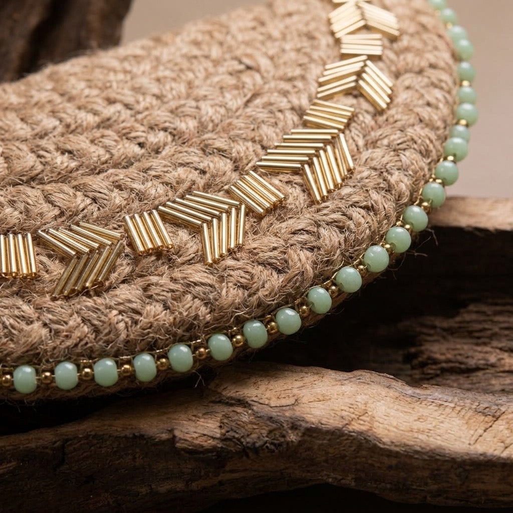 Naked Jute Half Moon