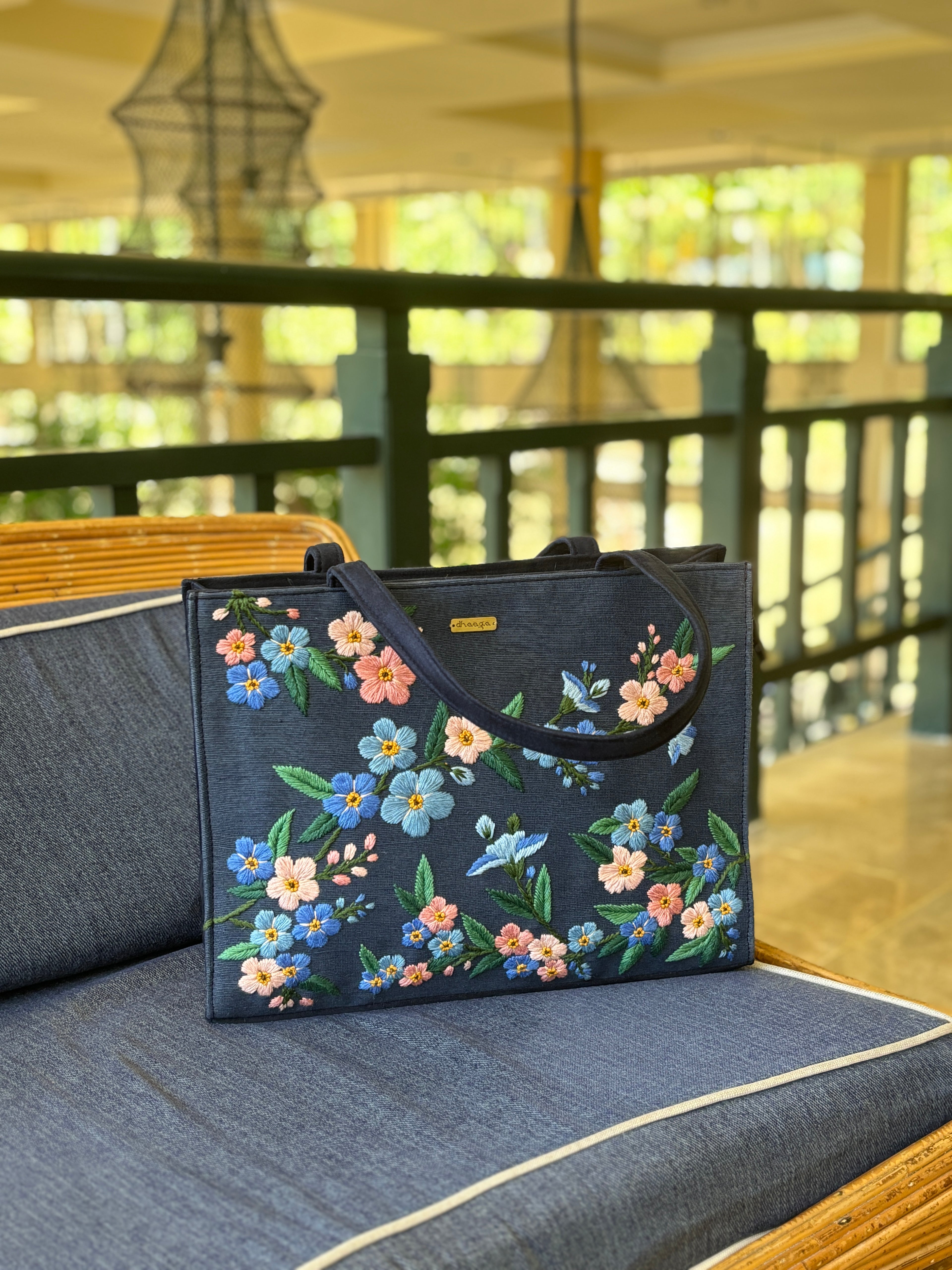 Forget Me Not Tote Bag