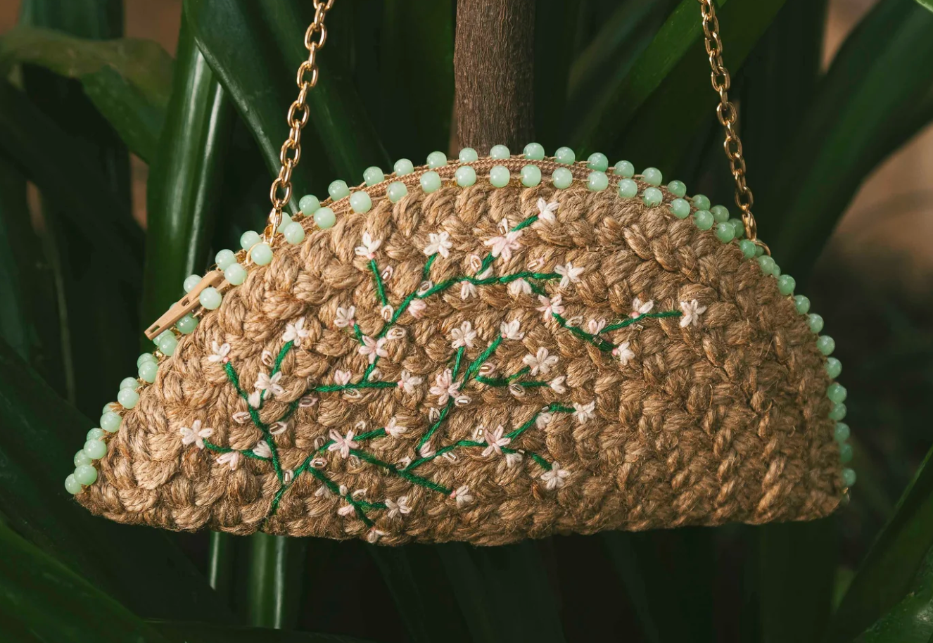 Two Sided Half Moon Clutch